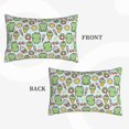 thumbnail image 2 of Yiaed Frog With Sweet Print Brushed Microfiber Envelope Pillowcases, Standard,Envelope Closure Pillow Cases(Without Pillow Core)-16"x24", 2 of 6