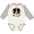 thumbnail image 3 of Inktastic Border Collie Cute Dog Boys or Girls Long Sleeve Baby Bodysuit, 3 of 5