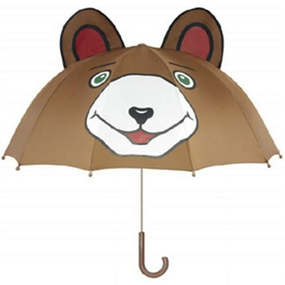 100% Nylon Children'S Bear Umbrellas - Brown