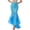 Blue, variant on iiniim Women's Flattering Sequin Mermaid Tail Costume Halloween Princess Party Maxi Skirt