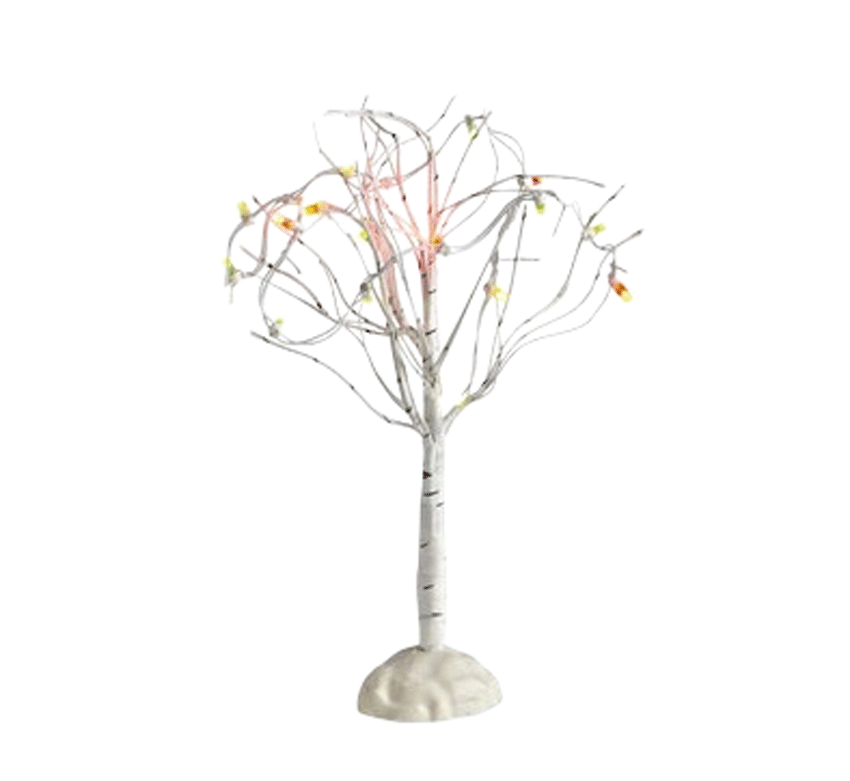 Northeast Home Christmas Village Collection Accessory, LED White Birch