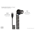 thumbnail image 3 of Scosche CC27i Strike Drive 15W + 12W USB Car Charger with Type-C Cable and USB Port, 3 of 4