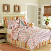 Catalina Coral Full/Queen Quilt