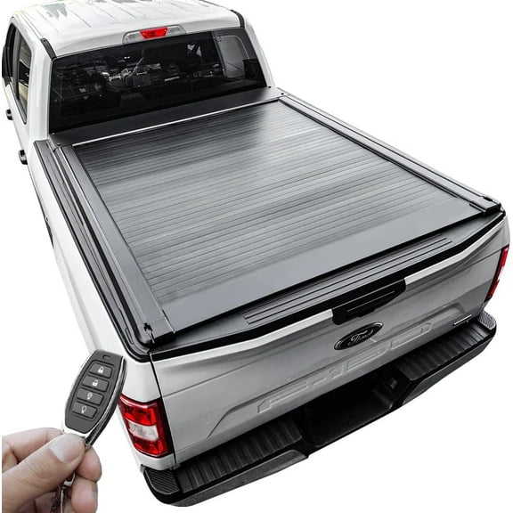 Syneticusa ER Power Retract Hard Tonneau Cover Fits 2004-2025 Ford F-150 6’7” (78.9”) Truck Bed Retractable Waterproof T-Slot Rails