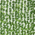 thumbnail image 1 of Solución de pantalla de privacidad, guirnalda de hiedra de tela de seda reutilizable, hojas verdes que no se decoloran para decoración del hogar y telón de fondo de bodas, 78,7 pulgadas de largo cada, 1 of 7