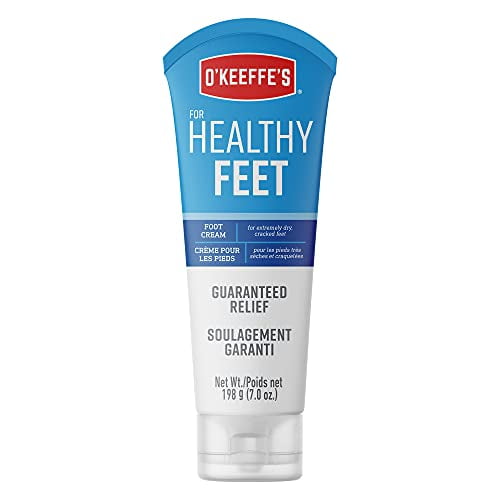 O'Keeffe's Healthy Feet Foot Cream for Extremely Dry, Cracked, Feet, 7 Ounce Tube, (Pack of 1