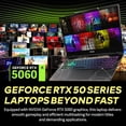 thumbnail image 6 of MSI Cyborg 15.6" 144Hz FHD IPS Gaming Laptop, Intel Core 7-240H, 32GB RAM, 2TB Storage (1TB SSD+1TB Docking Station Set), GeForce RTX 5060, Backlit Keyboard, HD Webcam, Wi-Fi 6E, Win 11 Pro, Black, 6 of 9