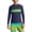 Navy, variant on Boys 2‑Piece Rash Guard Swimsuit Set, UPF 50+ Sun Protection Long Sleeve Game Controller Print Swim Shirt with Gradient Swim Trunks, Bathing Suit for Big Boys Beach Pool Summer Vacation