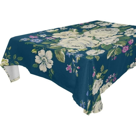 

POPCreation Watercolor Peony Tablecloth 60x84 inches