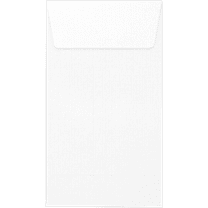 LUXPaper #5 1/2 Coin Envelopes, 3 1/8 x 5 1/2, White Linen, 250/Pack