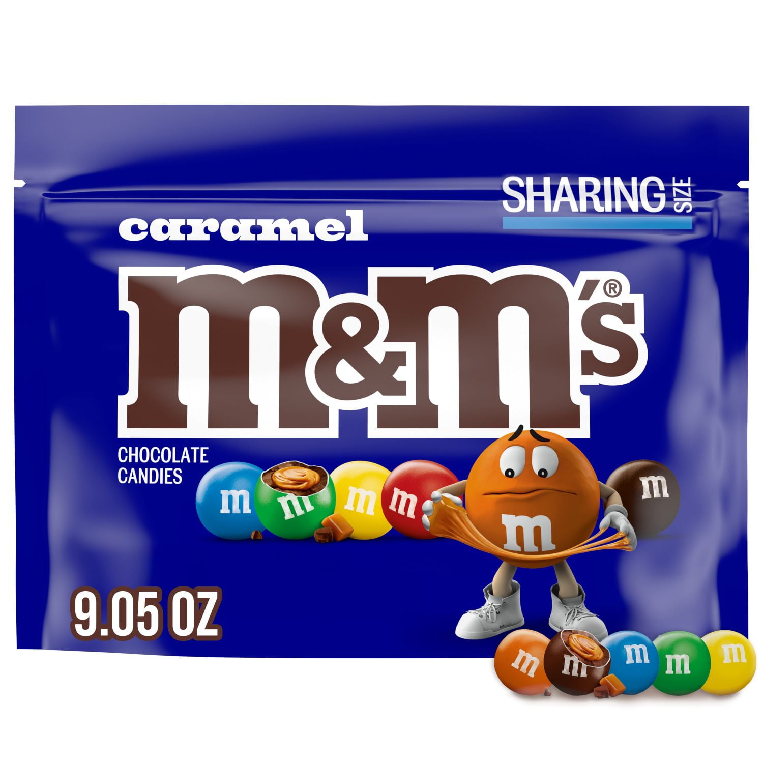 M&M's Caramel Milk Chocolate Candy, Sharing Size - 9.05 oz Bag