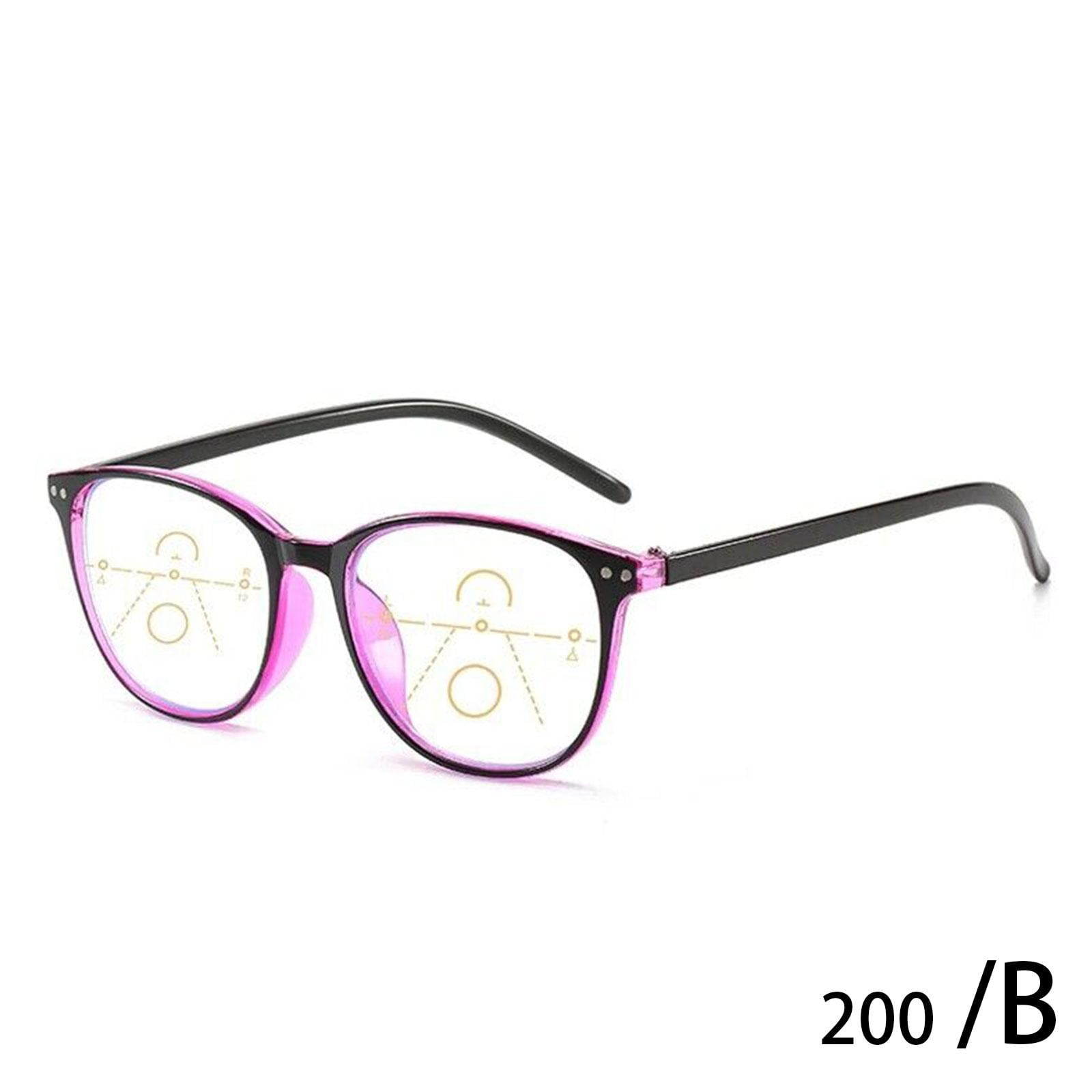Anti Blue Transition Reading Glasses Multifocal Progressive Photochromic S7X4