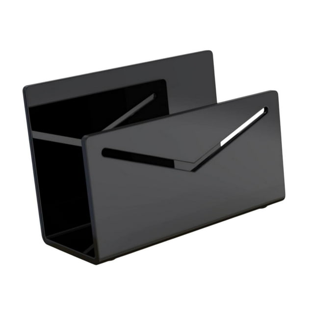 Porta correo acrílico, porta cartas, encimera, clasificador de correo acrílico, porta sobres para el hogar