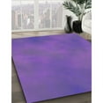 thumbnail image 3 of Ahgly Company Machine Washable Indoor Round Transitional ly Purple Area Rugs, 6' Round, 3 of 7