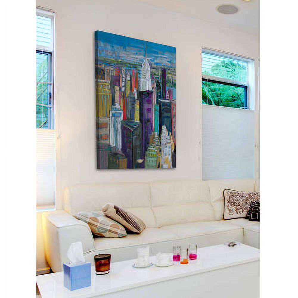 "Chrysler 7" Painting Print on Wrapped Canvas