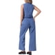 thumbnail image 3 of Conjunto de 2 piezas de chaleco de mezclilla y jeans de mujer INSPIRE CHIC 2XL azul, 3 of 5