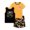 Gamer Yellow, variant on Beezizac Boys Summer Pajama Set, 3-Piece Gamer PJs‌ - Short Sleeves, Tank Top & Shorts Soft Yellow Sleepwear Size 10