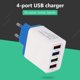 thumbnail image 5 of Cargador de viaje USB universal de 4 puertos Adaptador de enchufe de la UE Cargador de carga rápida para teléfono, 5 of 7