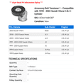 thumbnail image 2 of Accessory Belt Tensioner 1 - Compatible with 1999 - 2003 Suzuki Vitara 2.0L 4-Cylinder - Autopart Premium, 2 of 2