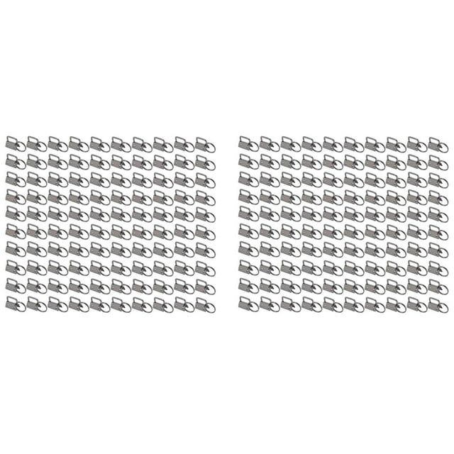 200 PCS Wristlet Hardware, 1 Inch Key Fob Hardware for Keychain, Key Lanyard and Key Chain Making Hardware Supplies