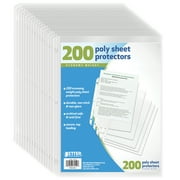 Better Office Products Sheet Protectors, 200 Pieces