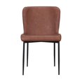 thumbnail image 5 of Creative Images Dining Chair with PU Seat and Black Metal legs, Set of 2, 5 of 7