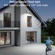thumbnail image 2 of Paquete de luces LED de pared Rosykite, 40 W, sensor de movimiento giratorio 360°, 2 of 9