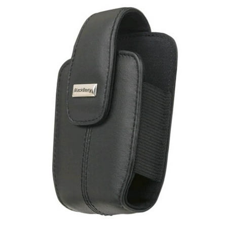 Blackberry Curve Belt Clip - OEM Blackberry Curve 8300 8310 8320 8330 Lambskin Leather holster with swivel belt clip , Black