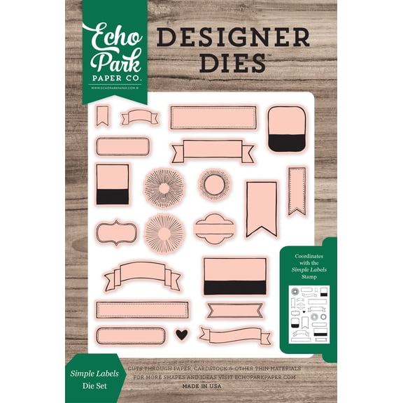 Simple Labels Large Die Set