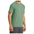 thumbnail image 4 of Yellow Rooster Mens Tri-Blend Wicking Raglan Tee Forest Green Heather M, 4 of 6