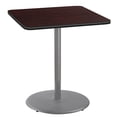 thumbnail image 1 of Pemberly Row Cafe Table 42"H Particleboard Gray Frame Mahogany Top, 1 of 2