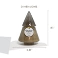 thumbnail image 3 of Better Homes & Gardens 2-Wick Artisanal Style Glass Christmas Tree Candle, Citrus and Balsam, 20 oz, 3 of 7
