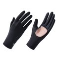 thumbnail image 1 of Guantes de protección solar para mujer, para verano, ciclismo, conducción, antideslizantes, ligeros, transpirables, para exteriores, guantes de protección solar para mujer, 1 of 4