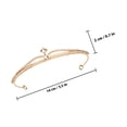 thumbnail image 6 of ETHZZLE Girl Tiara Bridal Tiara Rhinestone Crown Golden Zinc Alloy 1Set, 6 of 8