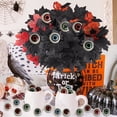 thumbnail image 4 of Halloween Eyes Semi-circular Bowl-shaped Hollow Eyes Bleeding Eyeballs Spoof Horror Eyeball Toys Halloween Gifts 10Pcs Dark Green, 4 of 5