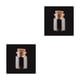 thumbnail image 1 of Cateissary Botellas de vidrio Regalos ligeros Corcho Mini Botella de deseos transparente Colgantes Viales Adornos Boda Vacaciones 22 * ​​30 * 22*30*12.5 2piezas, 1 of 6