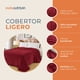 thumbnail image 4 of Cobertor Ligero Liso Matrimonial Hotelero Suave Y Calientito. MOD.ROJO CARMIN, 4 of 4