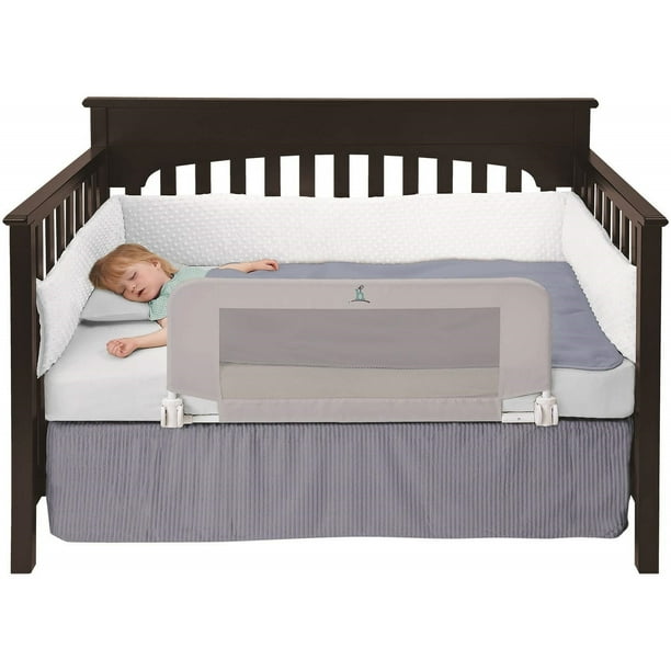 Hiccapop Convertible Crib Toddler Bed Rail Guard With Reinforced