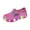 style-01 Hot Pink, variant on Toddler Light Up Sandals - Boy's & Girl's Garden & Beach Clogs - Indoor & Outdoor Slipper Size 5.5 (Purple,Toddler 5.5)