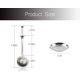 thumbnail image 5 of Infusores de té en forma de bola, colador de té con asa para té de hojas sueltas y especias para calentar, colador de acero inoxidable, hojas sueltas para té, especias y condimentos para la oficina o, 5 of 5