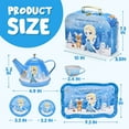 thumbnail image 3 of Amplov 52-Piece Princess Pretend Play Tea Party Set for Girls Ages 3–5, Kids Role Play Kitchen Toy Set with Teapot, Cups & Accessories, Imaginative Play Gift for Toddlers, 3 of 9