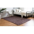 thumbnail image 3 of Rugs.com Botanical Shag Collection Rug – 4' x 6' Violet Shag Rug Perfect For Living Rooms, Large Dining Rooms, Open Floorplans, 3 of 9