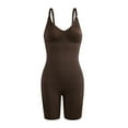 thumbnail image 1 of Body moldeador de cuerpo completo, moldeador corporal todo en uno para mujer Café S M, 1 of 8