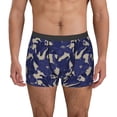 thumbnail image 2 of Goofa Lilies Flowers Printed Men's Boxer Briefs Underwear, Moisture-Wicking Underwear, Trunk,Soft and Breathable Cotton Underwear-X-Large, 2 of 9