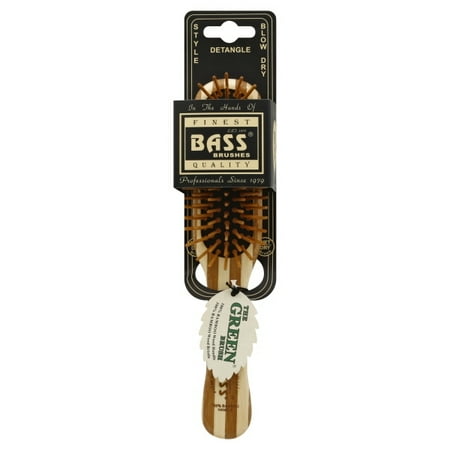 Bass Brushes Professional Style Hair Brush Wood Bristles With