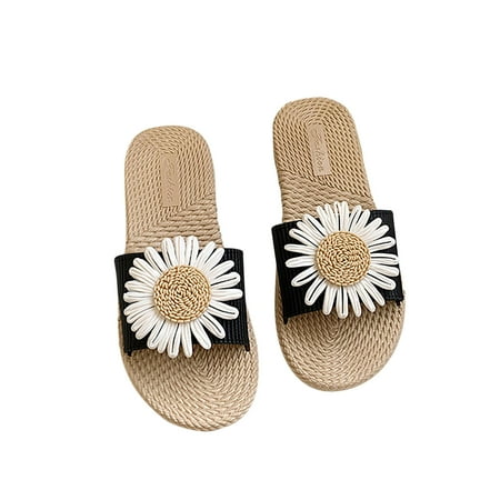

Honeeladyy Clearance under 5$ Sandals Women Comfortable Indoor And Outdoor Sandals Open Toe Outdoor Leisure Slippers