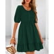 thumbnail image 4 of Vestido BTFBM Spring Empire Cintura para Mujer 2025 Verano Verde, 4 of 9