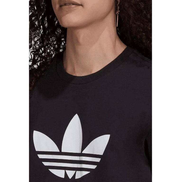 Adidas BLACK/WHITE Men\'s Originals Adicolor Classics Trefoil T-Shirt, US  Medium