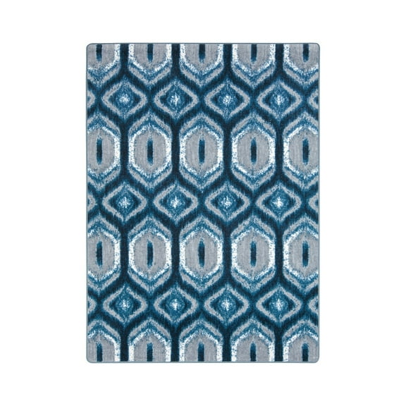 Chelsea 5'4" x 7'8" Area Rug In Color Peacock-Color:Peacock,Material:Nylon