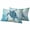 Turquoise Blue, variant on Teal Green Sea Turtle Outdoor Pillow Covers 20x12 Set of 2,Waterproof Patio Throw Pillowcase Protectors,Coastal Summer Beach Seaweed Lumbar Decorative Pillow Shams Cushion Covers for Seat Bed Couch